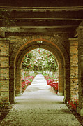 Ben and Raisa Gertsberg - Archway And Blooming Trees