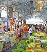 Ben and Raisa Gertsberg - Market Scene In Antibes France