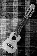 Ben and Raisa Gertsberg - Ukulele Still Life In Black And White